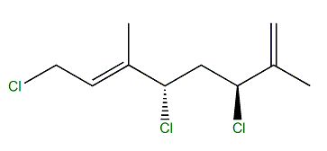 (3S,5S,6E)-3,5,8-Trichloro-2,6-dimethyl-1,6-octadiene